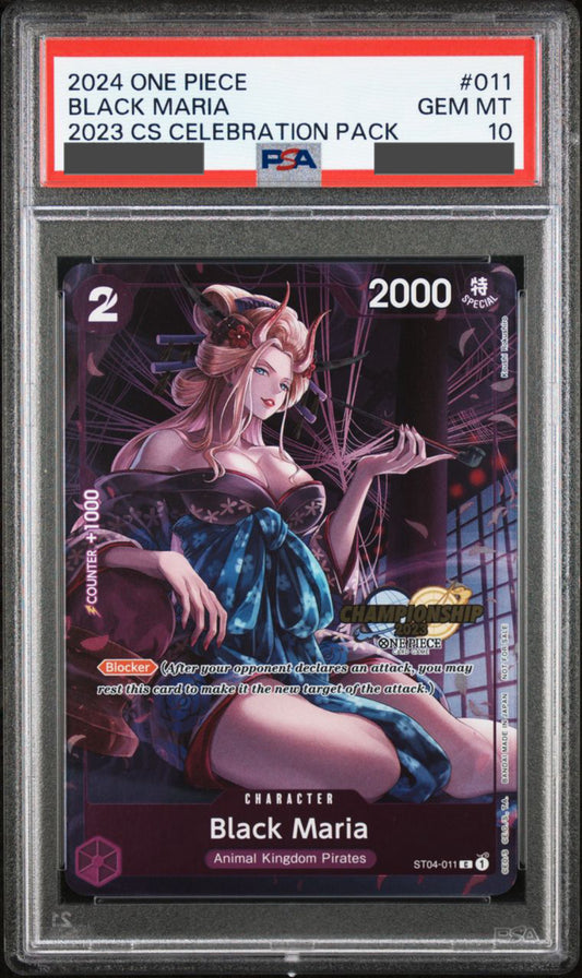 【予約商品】【英語版】【PSA10】ブラックマリア　cs2023【ST04-011】【発送時期:8月下旬〜9月下旬】