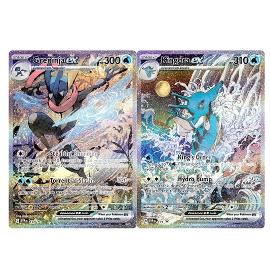 【予約商品】【英語版】ゲッコウガex･キングドラex(Greninja ex･Kingdra ex) 【発送時期9月上旬〜10月上旬】