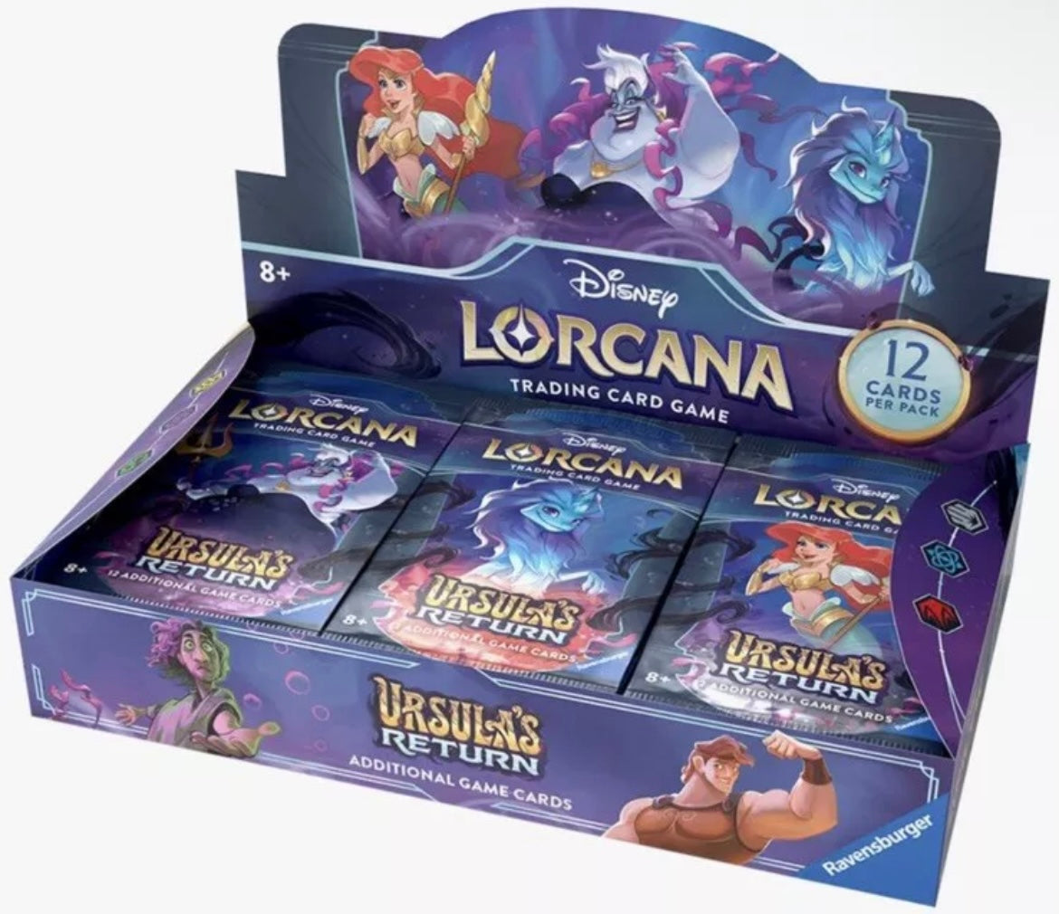 【予約商品】【Disney Lorcana】Ursula's Return ブースターBOX　第4弾【発送時期9月中旬〜10月中旬】